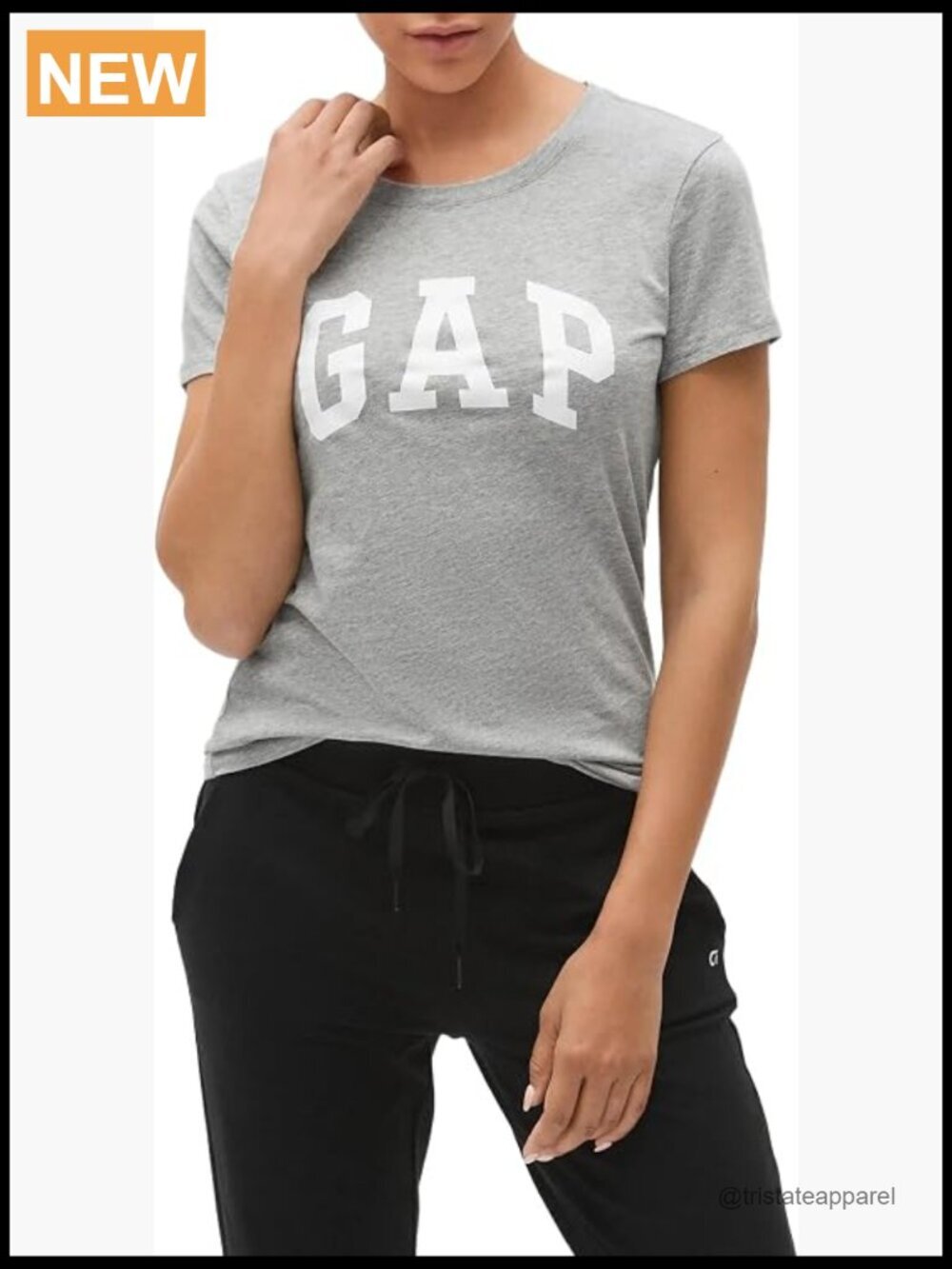 Classic Logo Tee Long Sleeve Cotton T-Shirt Crew Neck Regular Fit